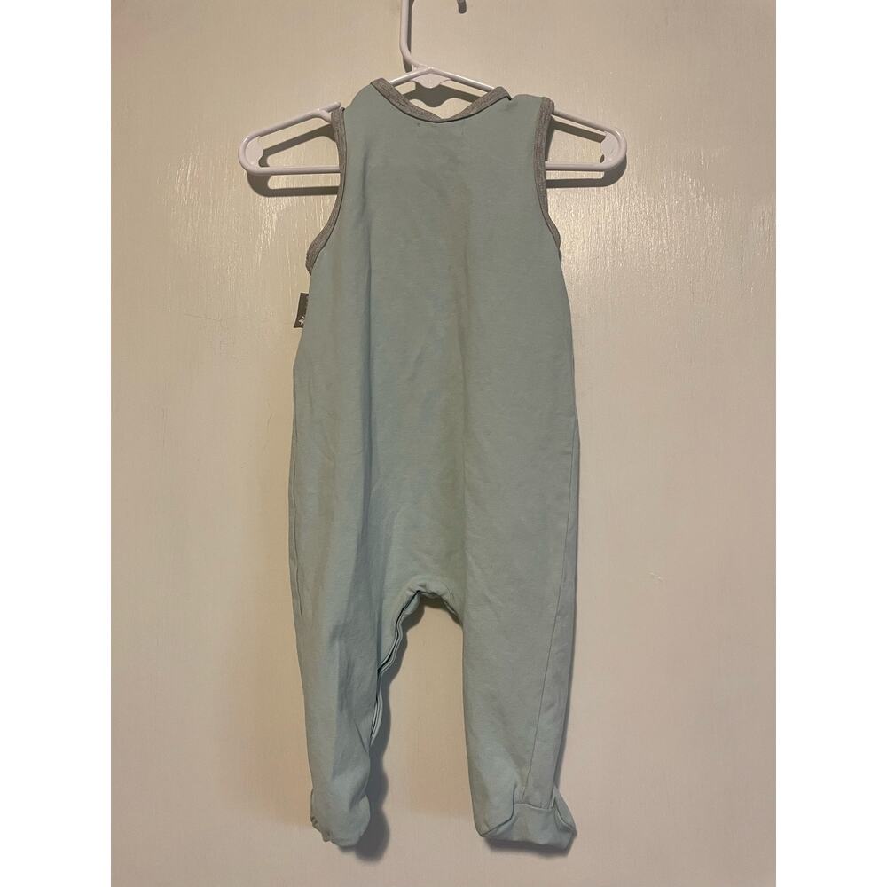 Sterntaler blue lamb embroidered one piece sleeveless footed snaps Size 4-5 mo - Picture 2 of 6